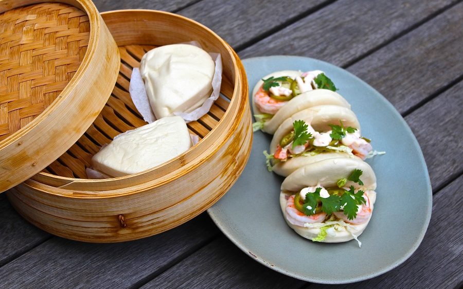 Shrimp and Jalapeno Bao